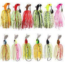 Spinnerbait Fishing Lures Hard Metal Spinner Bait Jig Head Rubber Lures For Bass Pike Trout Walleye Fishing Tackle Accessories 2024 - buy cheap