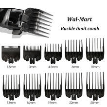 10Pcs/set Black Universal Limit Comb Electric Hair Clipper Caliper Positioning Comb 1.5/ 3/4.5/6/10/13/16/19/22/25mm OPP bag 2024 - buy cheap