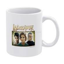 Ladyhawke-taza blanca de cerámica divertida para café, té y leche, tazas Eml Digital Artworks Eml, colección de películas de culto, 11oz 2024 - compra barato