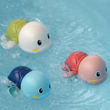 Brinquedo de banho para crianças, brinquedo tartaruga de desenho animado clássico para água e bebês 2024 - compre barato