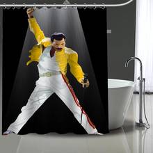 Custom High Quality Freddie Mercury Shower Curtains Bath Products Bathroom Decor  Waterproof Polyester With 12 Pcs Hooks 2024 - buy cheap