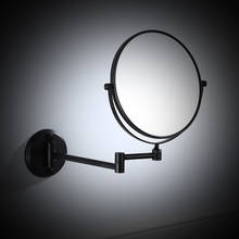 Espelho para penteadeira de 8 polegadas, espelho lupa de latão dobrável preto óleo/ouro espelho para maquiagem cosméticos presente para mulheres 2024 - compre barato