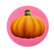 Silicone Cake Mold Pumpkin Shape Liquid Silicone Mold Soft Pottery Handmade Soap Mold DIY Sugar Art Embossing Mold 2024 - buy cheap