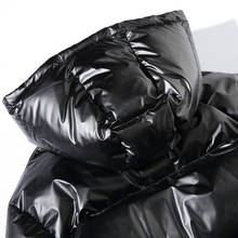 Зимняя куртка для мужчин одежда 2019 Модное теплое пальто с подкладкой Мужская Толстая Повседневная парка уличная дутая куртка Hiver W1101 2024 - купить недорого