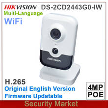 Original Hikvision English Version 4MP IR Cube Network Camera DS-2CD2443G0-IW CCTV Wireless POE IP Wifi IPC 2024 - buy cheap