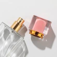 Botella de vidrio vacía para Perfume, atomizador rellenable, cuadrado, 30ml, 50ml, 50 unids/lote 2024 - compra barato