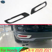 For Honda CRV CR-V 2020 2021 Car Accessories ABS Rear Reflector Fog Light Lamp Cover Trim Bezel Frame Styling Garnish 2024 - buy cheap