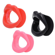 Silicone Red Lip Mouth Gag Oral Deep Throat Blow Job Lip Open Mouth Lip Gag Couple BDSM Adult Slave Sex Game Role Play Sex Tools 2024 - buy cheap