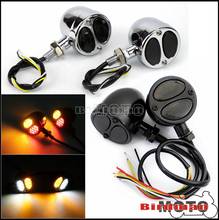 3 in 1 Motorcycle LED Turn Signal Brake Tail Light Blinkers Flash Indicator Lamp For For Harley Dyna Chopper Cafe Racer Cruiser 2024 - buy cheap