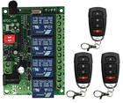 Interruptor sem fio, receptor com transmissor e controle remoto dc 12v 24v 4 canais 4 ch rf 315 433 mhz - compare preços Interruptor sem fio, receptor com transmissor e controle remoto dc 12v 24v 4 canais 4 ch rf 315 433 mhz - compare preços