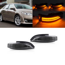 Smoked Dynamic Amber Led Side Mirror Blinker Lights For Toyota Prius C Corolla Camry Auris Yaris Verso 2024 - buy cheap