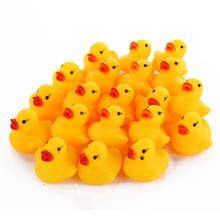 20pcs Cure Kids Floating Squeaky Rubber Ducks Shower Supplies Bath Toys for Children Water Fun Game Swimming Pool Accessories 2024 - buy cheap