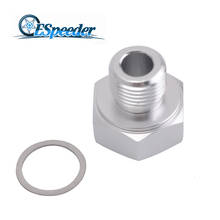 ESPEEDER Aluminum Engine Swap Male M16*1.5 Adapter Female 1/8 NPT Oil Pressure Sensor Adapter  For GM LS1 LS 2024 - buy cheap