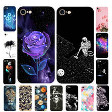 Case For iPhone SE 2020 Cover Silicone Soft TPU Flower Funda For iPhone SE 2020 Case 4.7" Coque for iPhone SE 2 SE2 Phone Cases 2024 - buy cheap