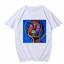 Funny Creative Print Summer Tshirts Women White T Shirts Female Casual 2020  Femme Short Sleeve Tops Graphic Tees Shirt Women 2024 - buy cheap