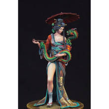 Resina geisha em escala 1/24, figura de coleção dragon 2024 - compre barato