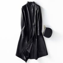 Winter Genuine Leather Jacket Autumn Women Clothes 2020 Korean Vintage 100% Real Sheepskin Coat Black Windbreaker Hiver 839 2024 - buy cheap