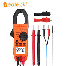 Neoteck 600A TRMS AC Atual Digital Clamp Meter AC/DC Tensão Resistência Continuidade NCV Temperatura Freqüência Hz Testador de Diodo 2024 - compre barato