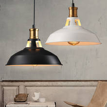 Luminária pendente vintage com 1/2 peças, lâmpada industrial e27, estilo nórdico, para decoração de loft, sala de estar 2024 - compre barato