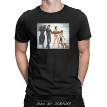 Cowboy Bebop T Shirts For Men Cotton Amazing t-shirts Space Anime Spike Japanese Manga Jet Faye Tee Shirt Short Sleeve Tops New 2024 - buy cheap