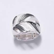 Женское кольцо с эмалью, регулируемое эластичное геометрическое кольцо с листьями, модное свадебное Ювелирное Украшение, 2020 2024 - купить недорого