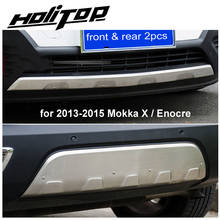 Placa de deslizamiento/protector de parachoques protector para Opel new & old Mokka Encore 2013-2020.304 acero inoxidable, delantero y trasero, promoción de bajo rendimiento 2024 - compra barato