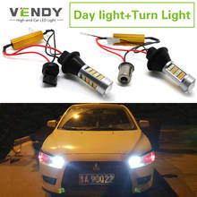 1Set 7440 WY21W T20 PY21W P21W 1156 Car LED lamp Bulbs Canbus Auto Turn Signal Light DRL Daytime Running Lights Day Light 12V 2024 - buy cheap