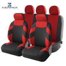 X autohaux-capa de assento automotivo universal, tela em poliéster, compatível com toyota, mazda, vw, hyundai, kia, lada 2024 - compre barato