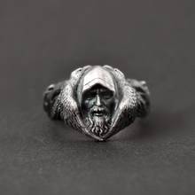 Norse Mythology Odin Men Women Raven Rings Viking Wolf 316L Stainless Steel Ring Scandinavian Amulet Biker Jewelry 2024 - buy cheap