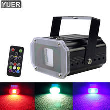 New Mini 20W RGB 3in1 SMD Strobe Lights Disco Remote Control Party Show Effect Lights DJ Club Bar Indoor Wedding Flash Lighting 2024 - buy cheap