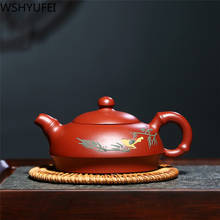 Yixing tea pot purple clay teapot ore beauty Chinese Handmade Dahongpao Purple sand Tea set custom gift Authentic 190ml 2024 - buy cheap