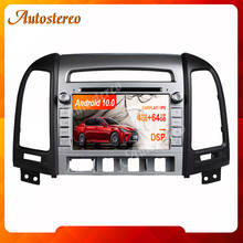 Reprodutor de dvd do carro de px6 android 10.0 4gb para hyundai santa fe 2006-2011 unidade principal estereofônica do rádio do jogador dos multimédios da navegação de gps 2024 - compre barato