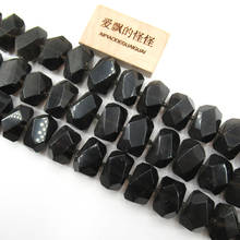 Apdgg natural facetado smoky quartzo nugget gemstone grânulos soltos 16 "strand jóias fazendo diy 2024 - compre barato