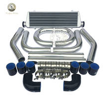 300*160*65mm radiador Turbo universal de barra y placa OD = 63mm frente Monte intercooler 2024 - compra barato