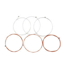 6 Pieces Phosphor Bronze Alloy Guitar Strings Set for Acoustic Guitar Musical Instrument Accessory Parts 2024 - buy cheap