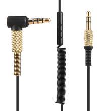 Cable auxiliar de Audio de alta calidad para Monitor Marshall Major II, cable de auriculares con micrófono remoto, Control de volumen para Apple Samsun 2024 - compra barato