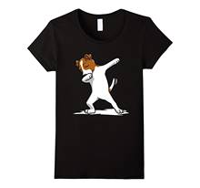 Cute Dabbing Jack Russell Dog T-Shirt Funny Dab Dance Gift Fashion Brand Harajuku Punk Tops Tees Streetwear T Shirt 2024 - buy cheap