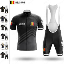 Belgium Cycling Set 2022 New  Team Cycling Clothing Summer Quick Dry Men Bike Uniform MTB Racing Sport Ropa De Ciclismo Suit 2024 - buy cheap