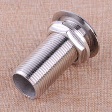 Car 1" Hose Barb 316 Stainless Steel Thru Hull Water Drain Marine Boat Yacth Hardware Fitting Accessories 2024 - buy cheap