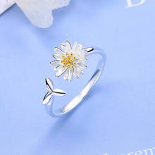 Exquisite Daisy Rings For Women Fashion Jewelry 925 Sterling Silver Ring Girl Romantic Valentine's Day Anniversary Accessories 2024 - buy cheap