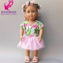 Boneca americana de 17 polegadas, calças de roupas, saia para 18 polegadas, 45cm, conjunto de roupas de boneca, brinquedos, roupas de presente de criança 2024 - compre barato