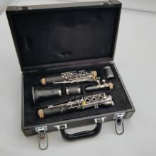 Clarinete C Tune de madera de ébano o baquelita plateado, llaves con boquilla, envío gratis 2024 - compra barato