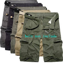 Pantalones cortos militares para hombre, Shorts tácticos de camuflaje del Ejército, de algodón, holgados, informales, de talla grande 2024 - compra barato