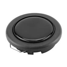 Universal Modified Car Styling Racing Car Steering Wheel Horn Button Speaker Control Cover Metal plastic Material Black 2024 - buy cheap