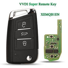 Bilchave Xhorse 3 Buttons XEMQB1EN VVDI Super Remote Key For VW MQB Type For VVDI2 /VVDI MINI Key Tool/VVDI Key Tool Max 2024 - buy cheap