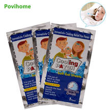 7bags Cooling Patches Baby Fever Down Medical Plaster Migraine Headache Pad Lower Temperature Ice Gel Polymer Hydrogel D1728 2024 - buy cheap