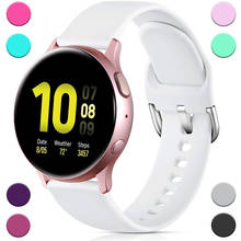 Correa de silicona para Samsung Galaxy Watch 3, pulsera deportiva de 20mm, 22mm, Active Gear S3, S2, Huawei GT 2, 2E, GT2, GT2E, 46mm, 40mm, 44mm 2024 - compra barato