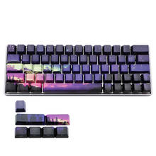 Tapa de teclado mecánico, fuente de sublimación Dye en el lado pbt OEM, GK61GK64 dz60, GH60/ALT61/Annie /poker 2024 - compra barato