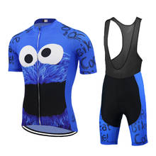 Ropa clásica de Ciclismo para hombre, Conjunto de Jersey azul para equipo profesional, almohadilla de Gel 9D, Maillot para bicicleta de montaña, Triatlón 2024 - compra barato