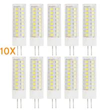 10Pcs/Lot Bright LED Corn Bulb Ceramic Lamp 2835 SMD G4 G9 E14 5W 6W 9W Lights 220V Replace 60W Halogen Chandelier Light 2024 - buy cheap